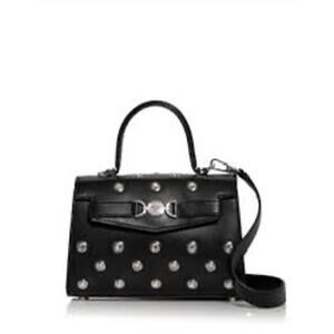Versace NWT Crystal Medusa ‘95 Small Handbag in Black